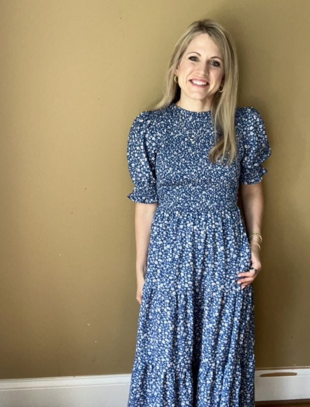 Ruffle Short Sleeve Dress